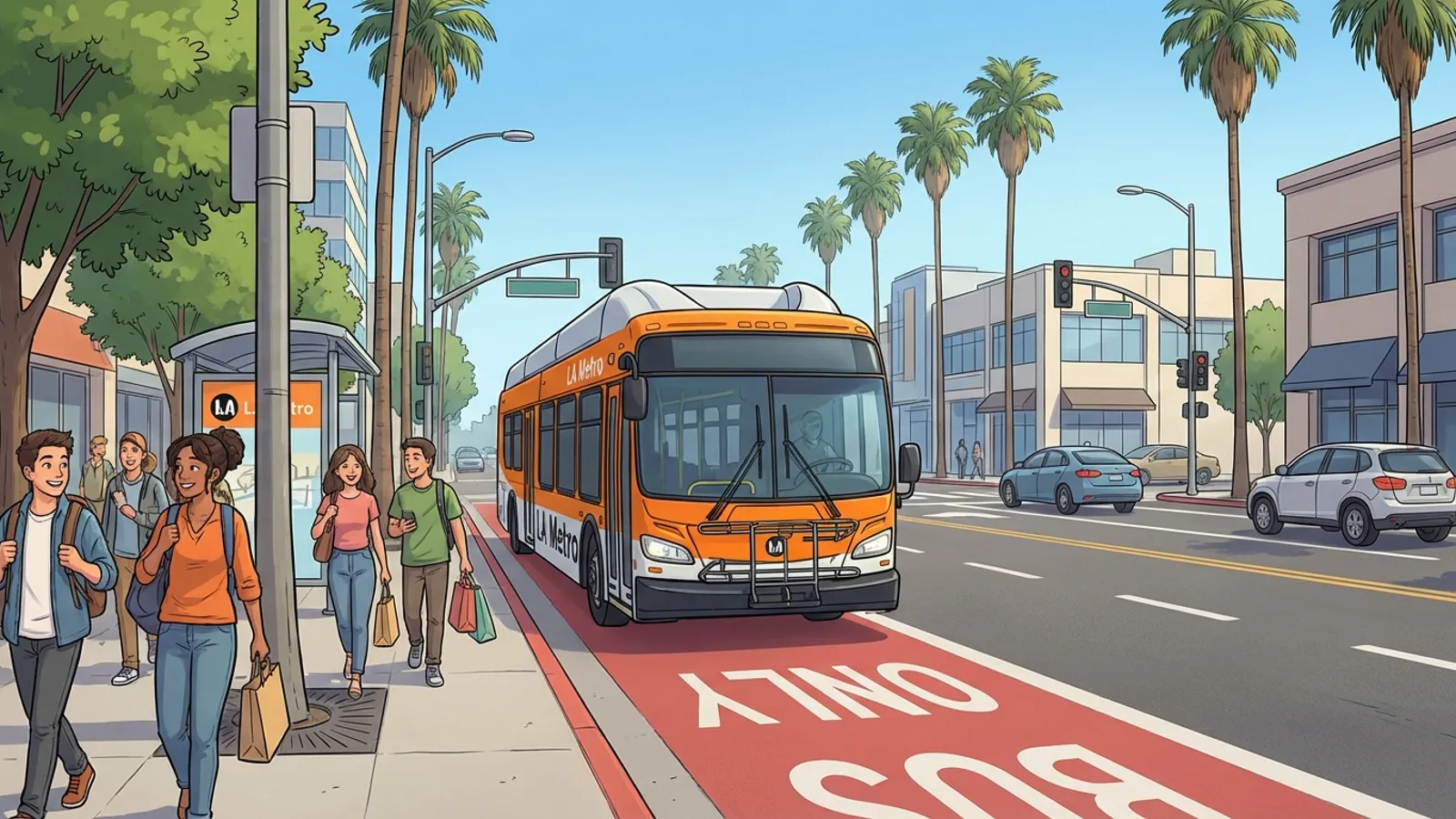 LA Metro Reinforces Equity Through Bus Lane Protection