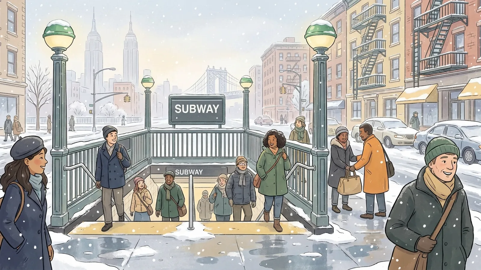 NYC Transit Prepares for Winter Storm Continuity