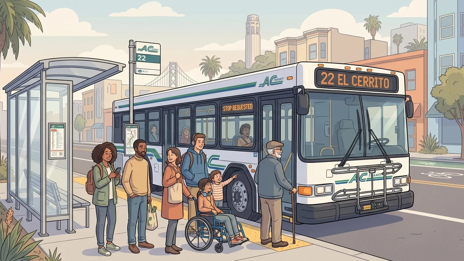 SF Bay Buses Maintain Service Despite GPS Glitch