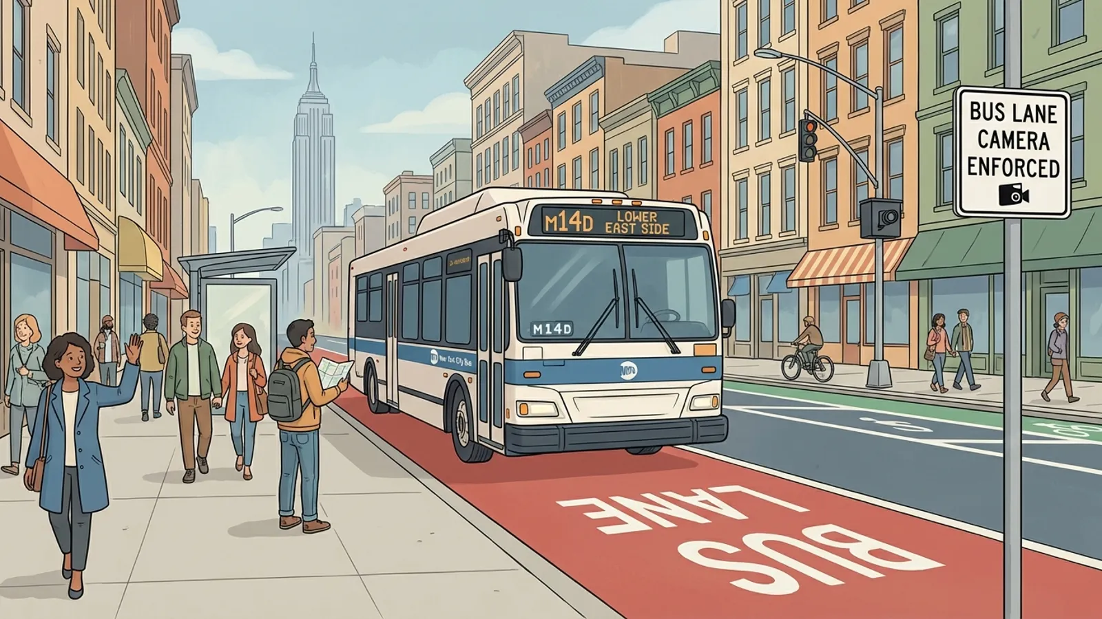 NYC Protects Bus Lanes with Camera Enforcement