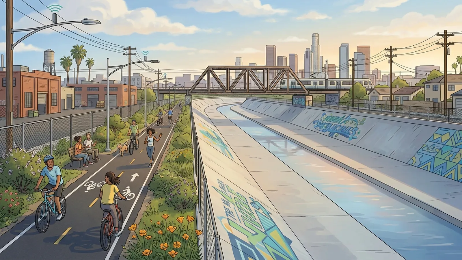 LA Metro Advances River Path for Cyclists