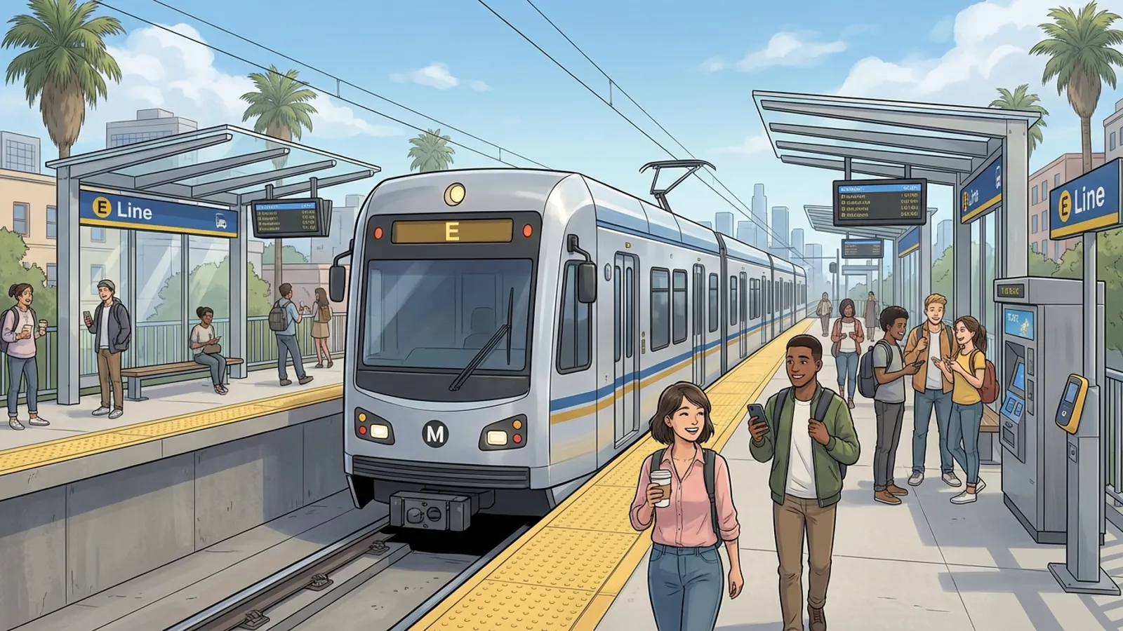 LA Metro Protects E Line Service Continuity