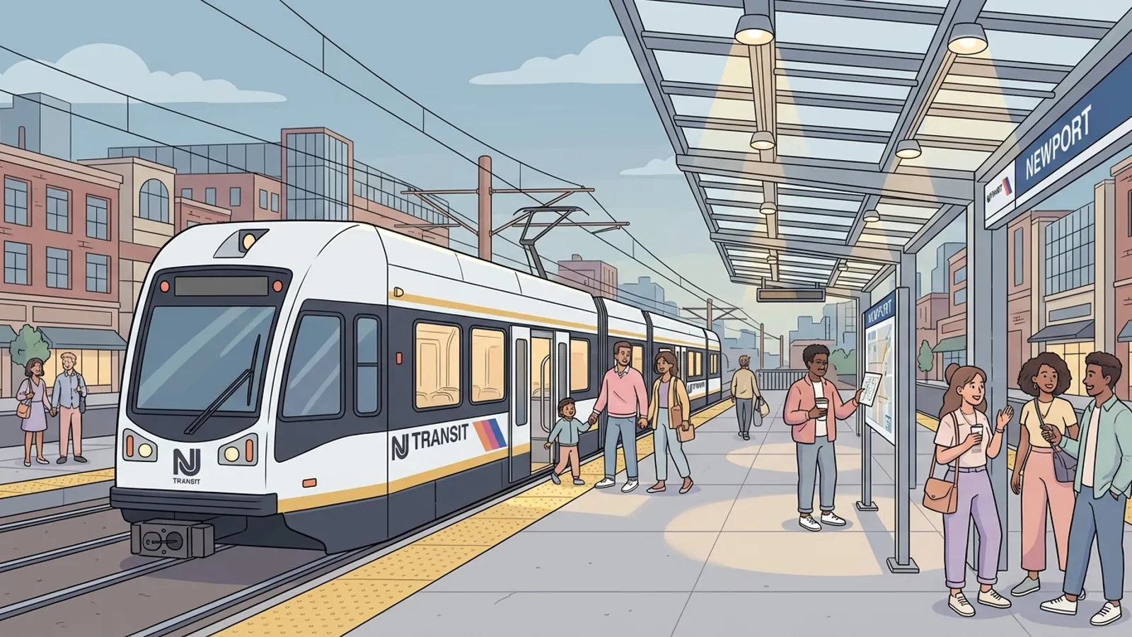 NJ TRANSIT Restores Newport Station Safety