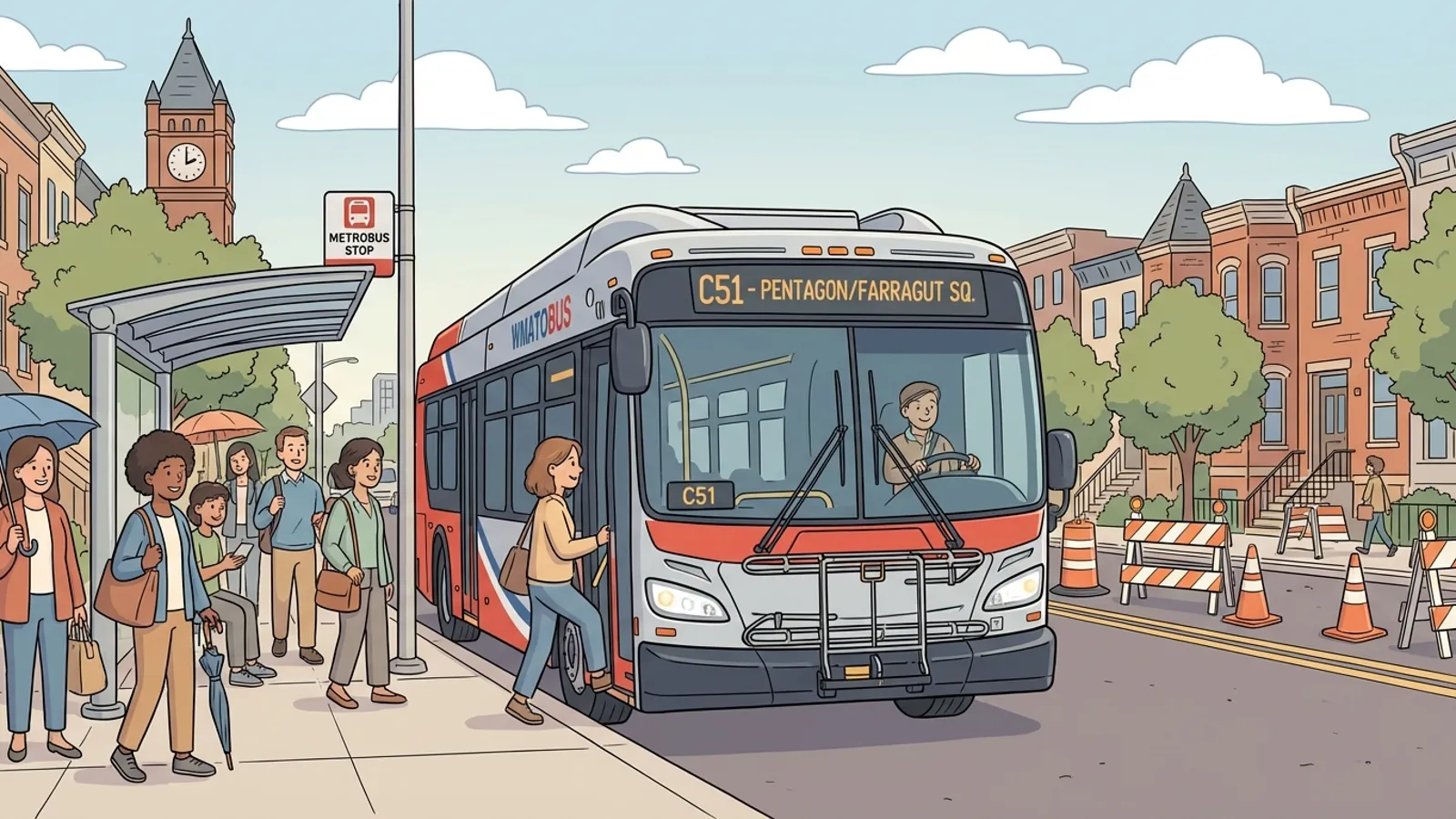 WMATA Maintains C51 Service Through Construction