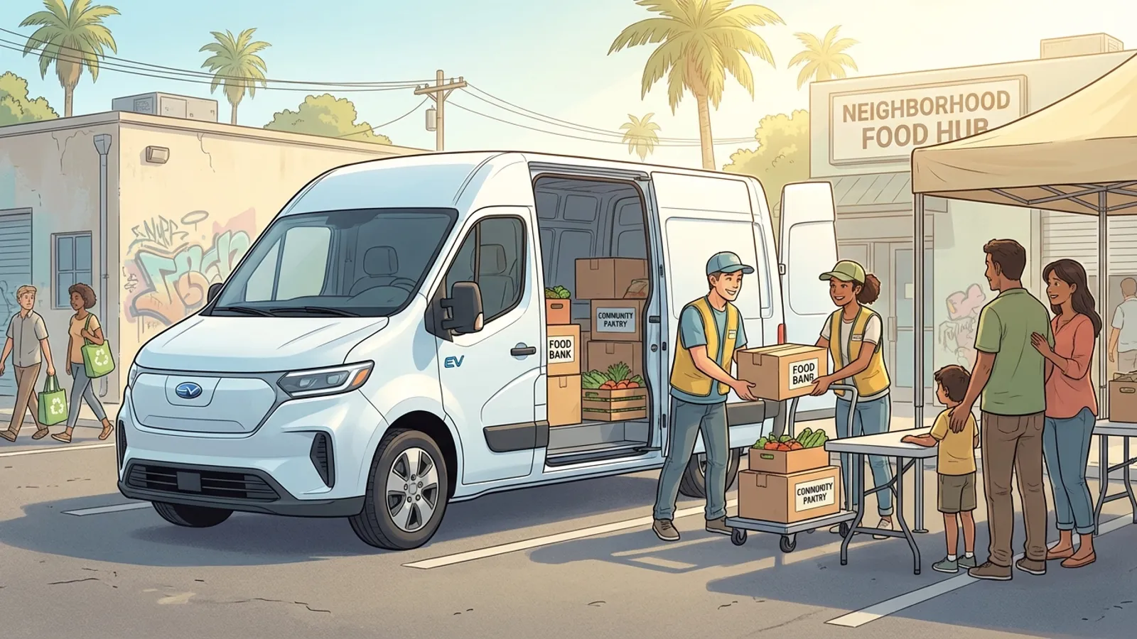 LA Equips Nonprofits With Zero-Emission Delivery
