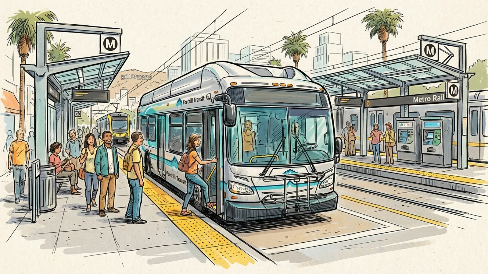 LA Transit Strengthens Regional Connections