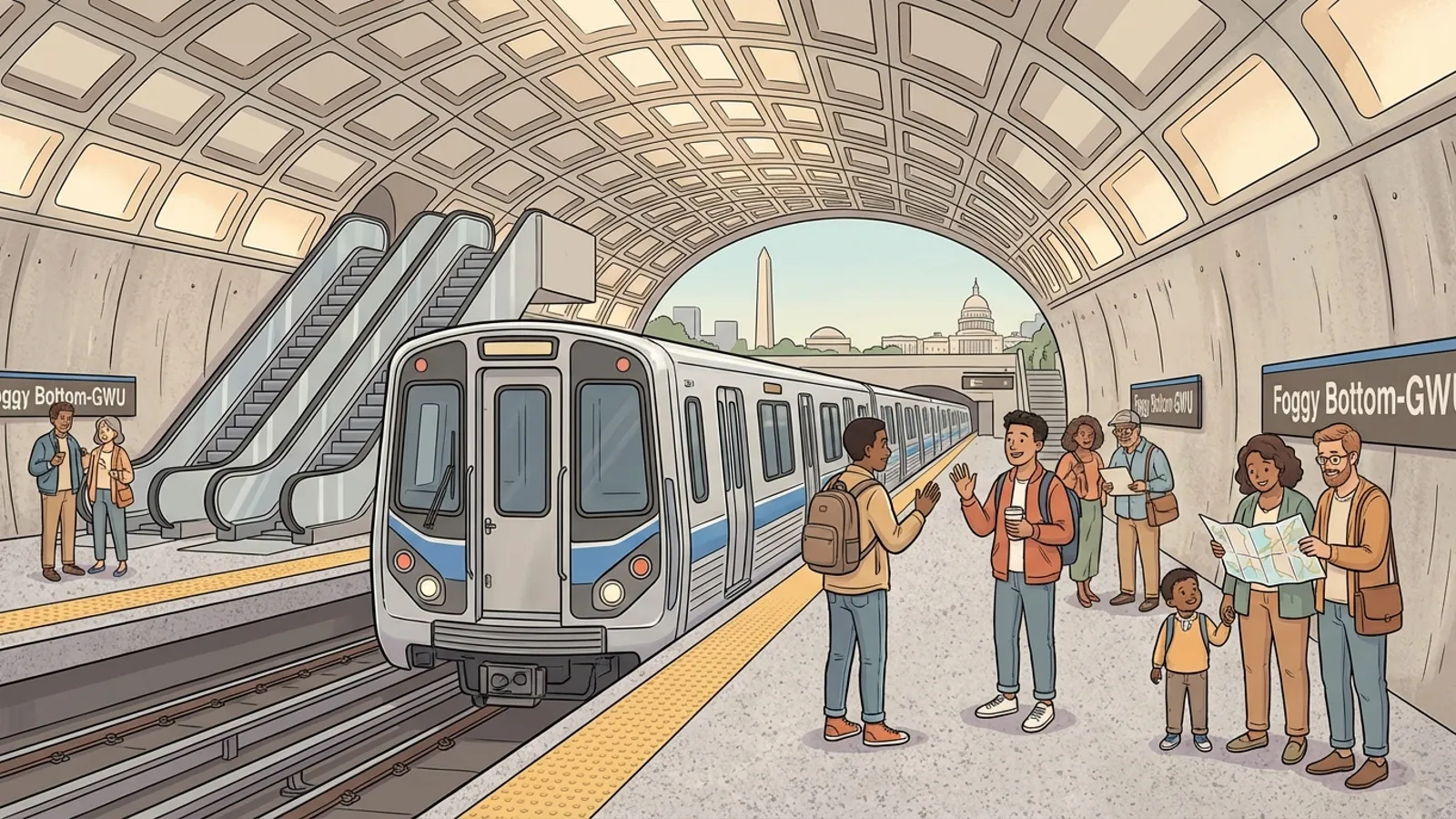 Metro Strengthens Foggy Bottom With New Escalators