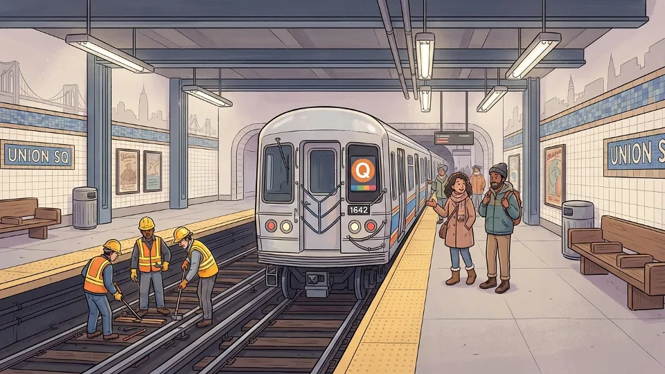 NYC Transit Protects Service Through Holiday Work