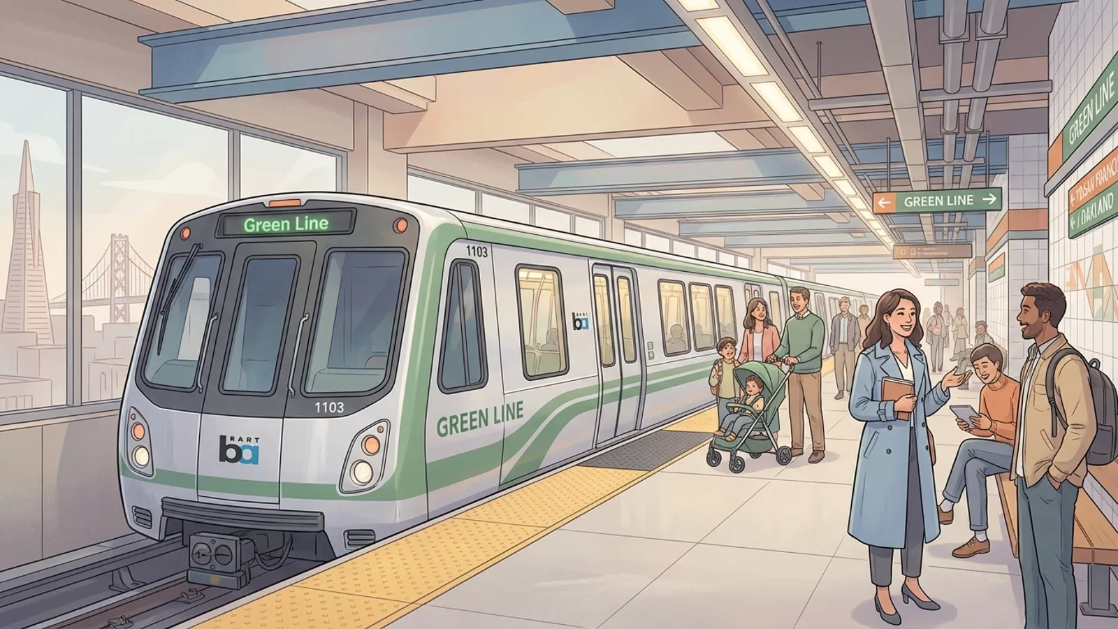 BART Protects Green Line Safety Through Sunday