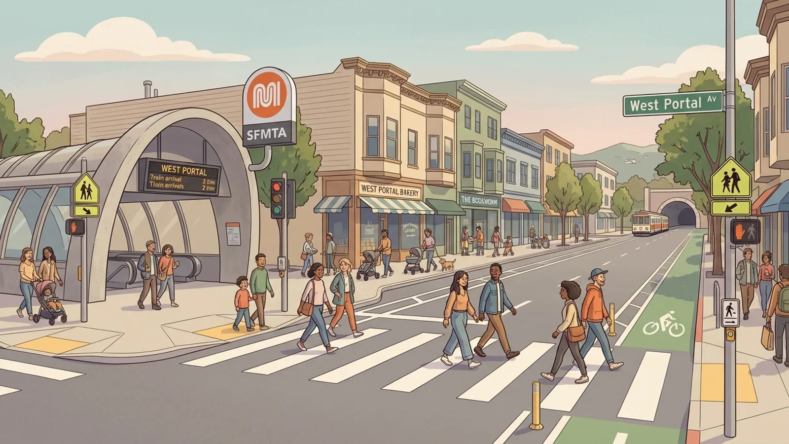 SF Strengthens West Portal Transit Hub Safety