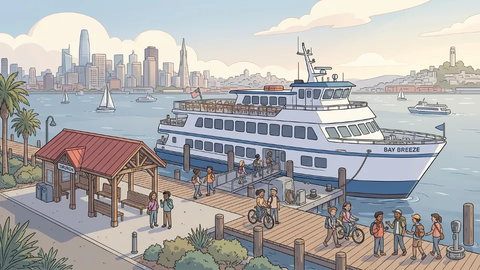 SF Ferry Protects Service With Bus Backup