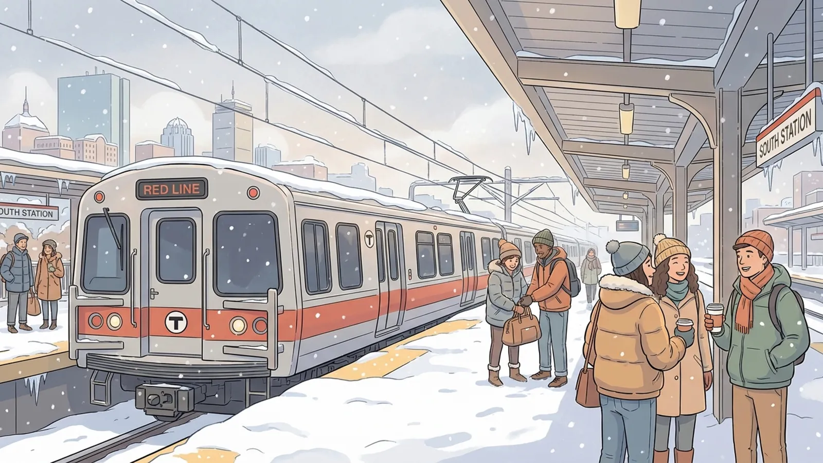 Boston Transit Safeguards Service Through Snow Event