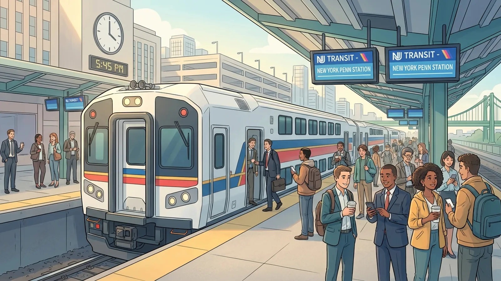 NJ Transit Safeguards Service Amid Bridge Work