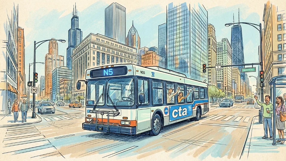 Chicago CTA Safeguards N5 Service Amid Detour
