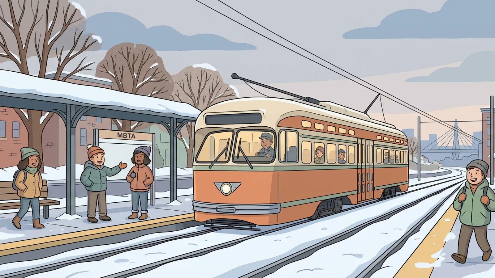 Boston Safeguards Mattapan Line Amid Storm