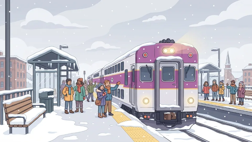 Boston Commuter Rail Safeguards Riders in Storm