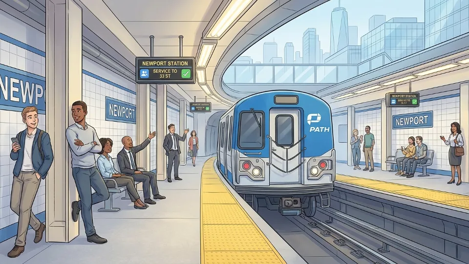 NYC Transit Safeguards Newport Service Amid Track Work