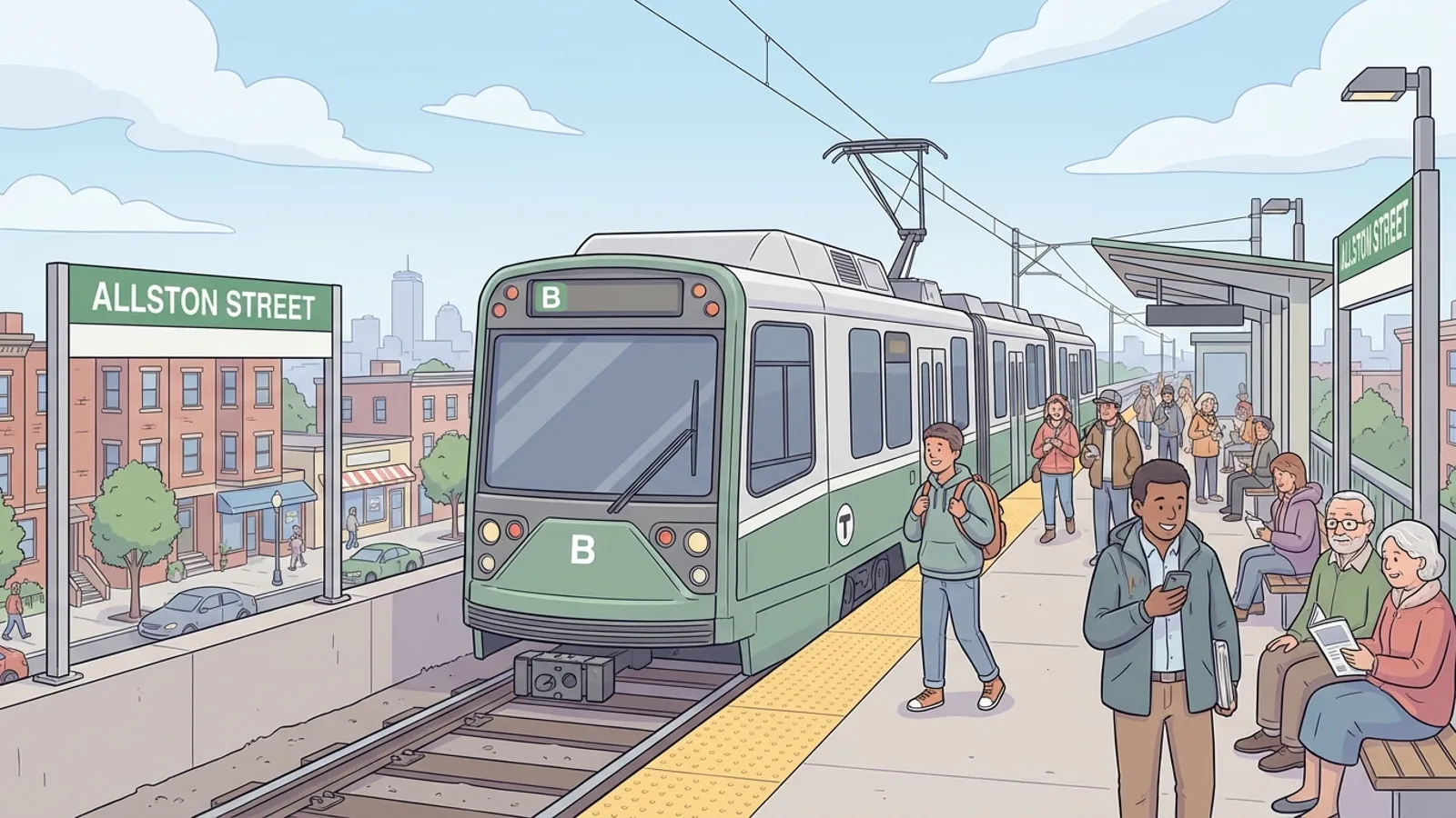 Boston Green Line Restores Service After Train Issue