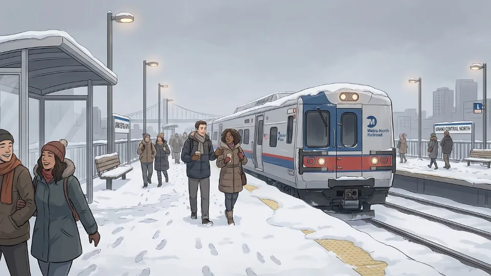 Metro-North Safeguards Service Through NYC Storm