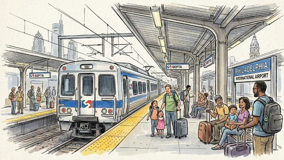 Philadelphia Safeguards Airport Rail Amid Delay