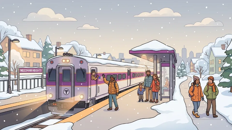 MBTA Safeguards Riders Amid Needham Storm