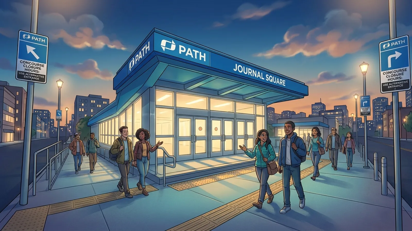 PATH Safeguards Journal Square Access During Cleaning