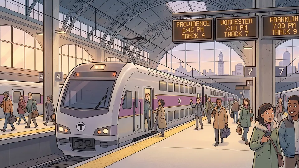 Boston Rail Safeguards Riders Amid Storm Conditions