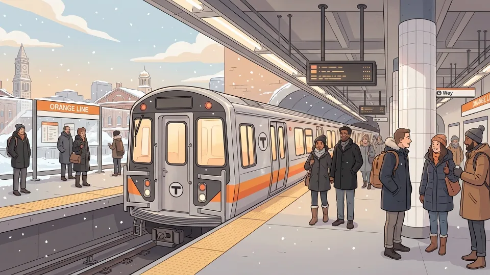 Boston MBTA Restores Service After Storm Cleanup