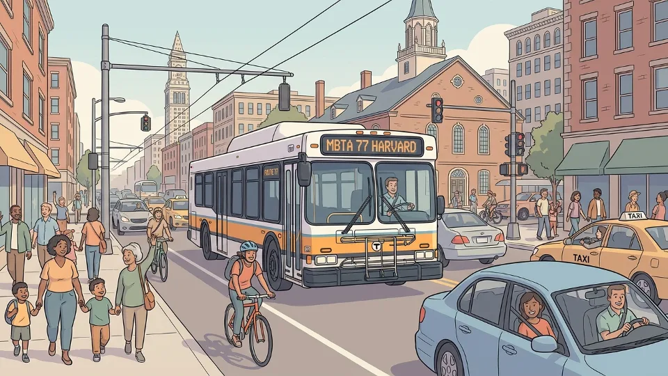 Boston Strengthens Bus Service with New Priority Lane