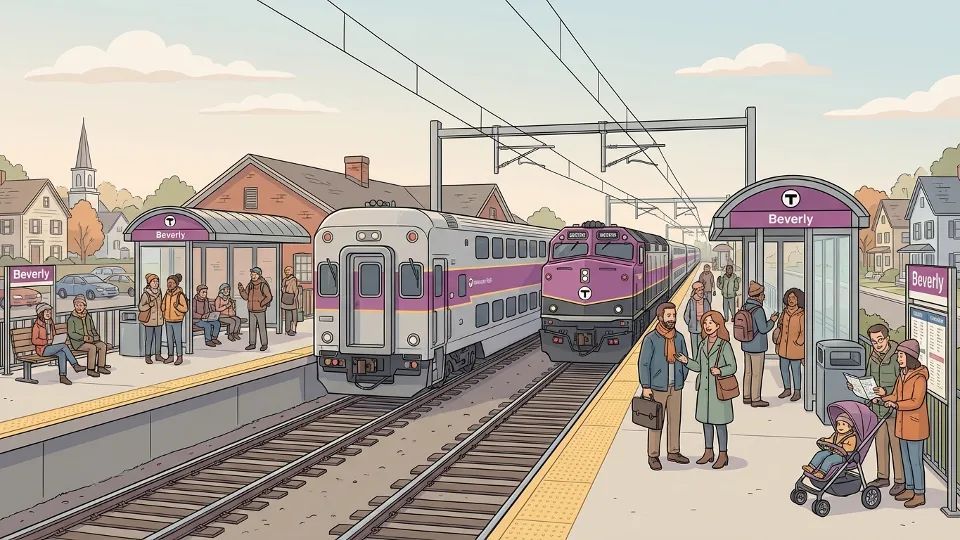 Boston MBTA Deploys Backup Train for Riders