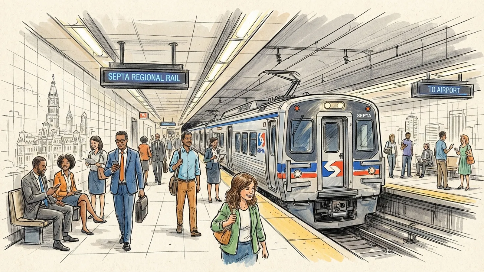 Philadelphia Rail Safeguards Service Amid Minor Delay