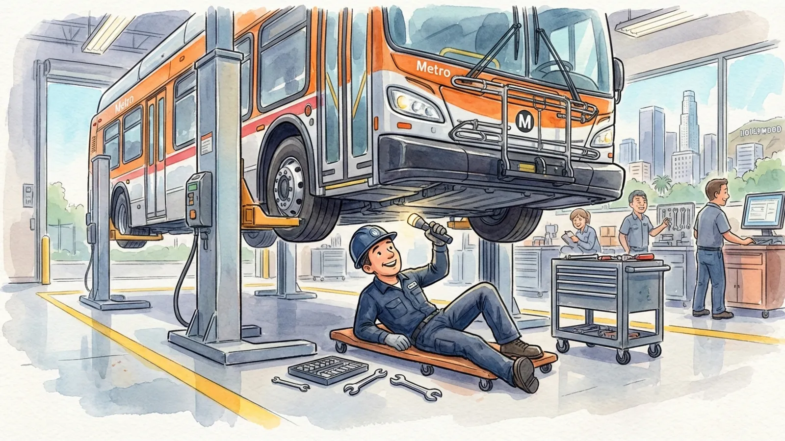 LA Metro Safeguards Fleet with Veteran Expertise