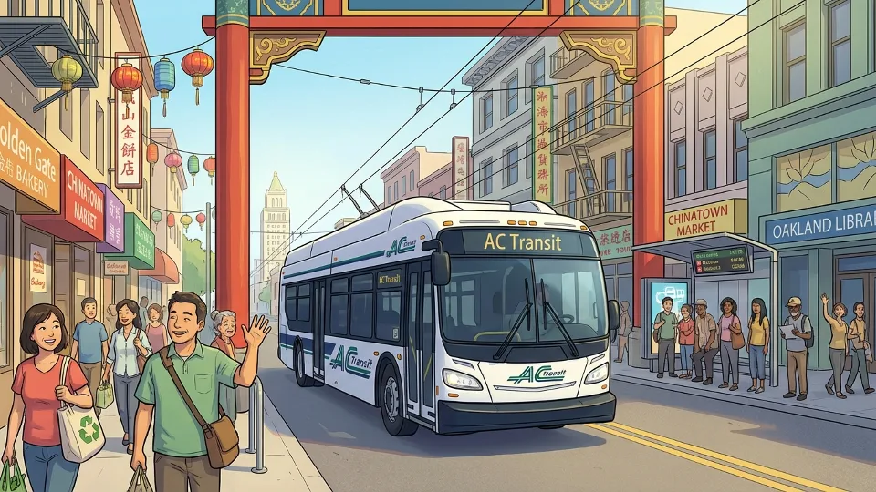 AC Transit Safeguards Oakland Chinatown Service