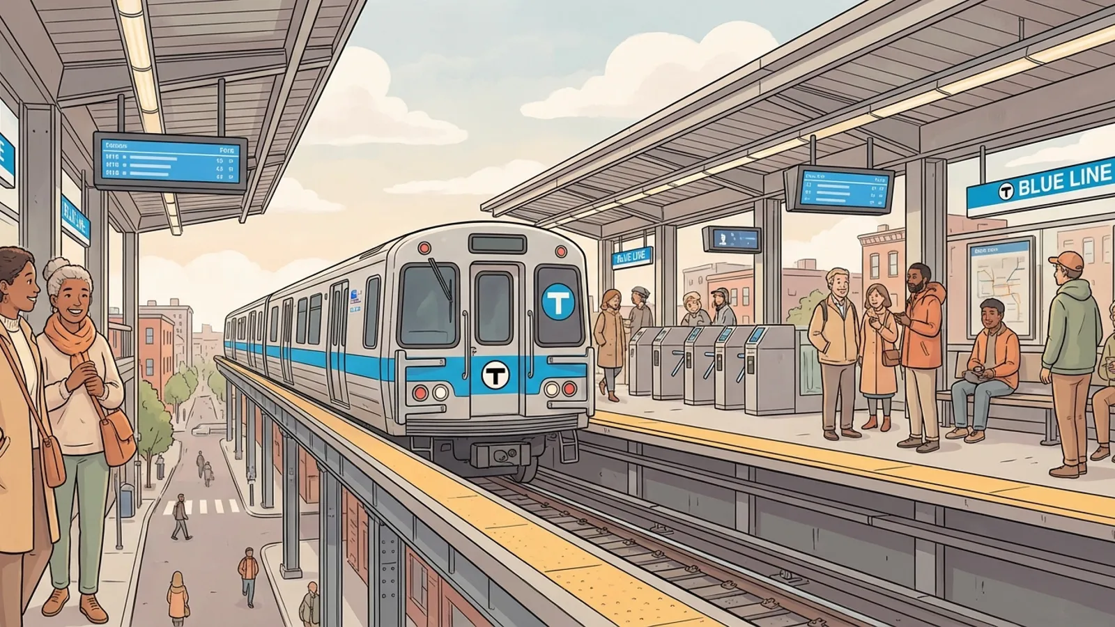 Boston Blue Line Restores Service After Signal Fix