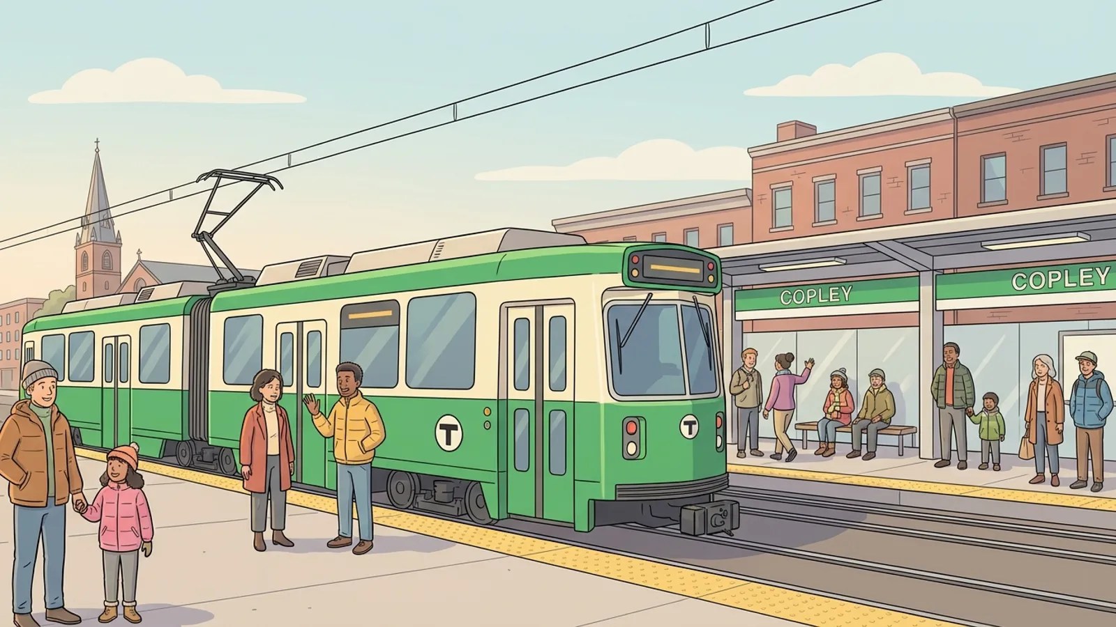 Boston Mobilizes Crews to Restore Green Line Service