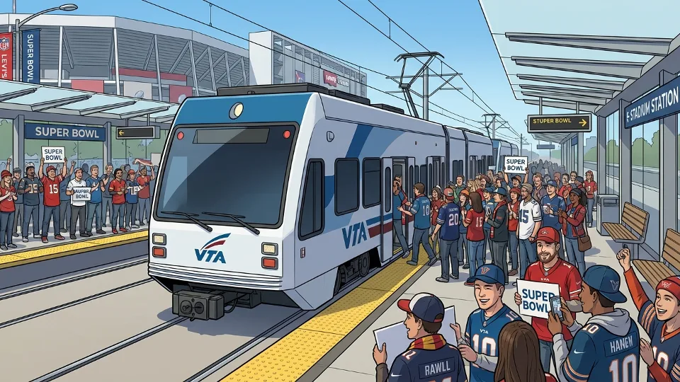 SF Bay VTA Mobilizes 30K for Super Bowl LX