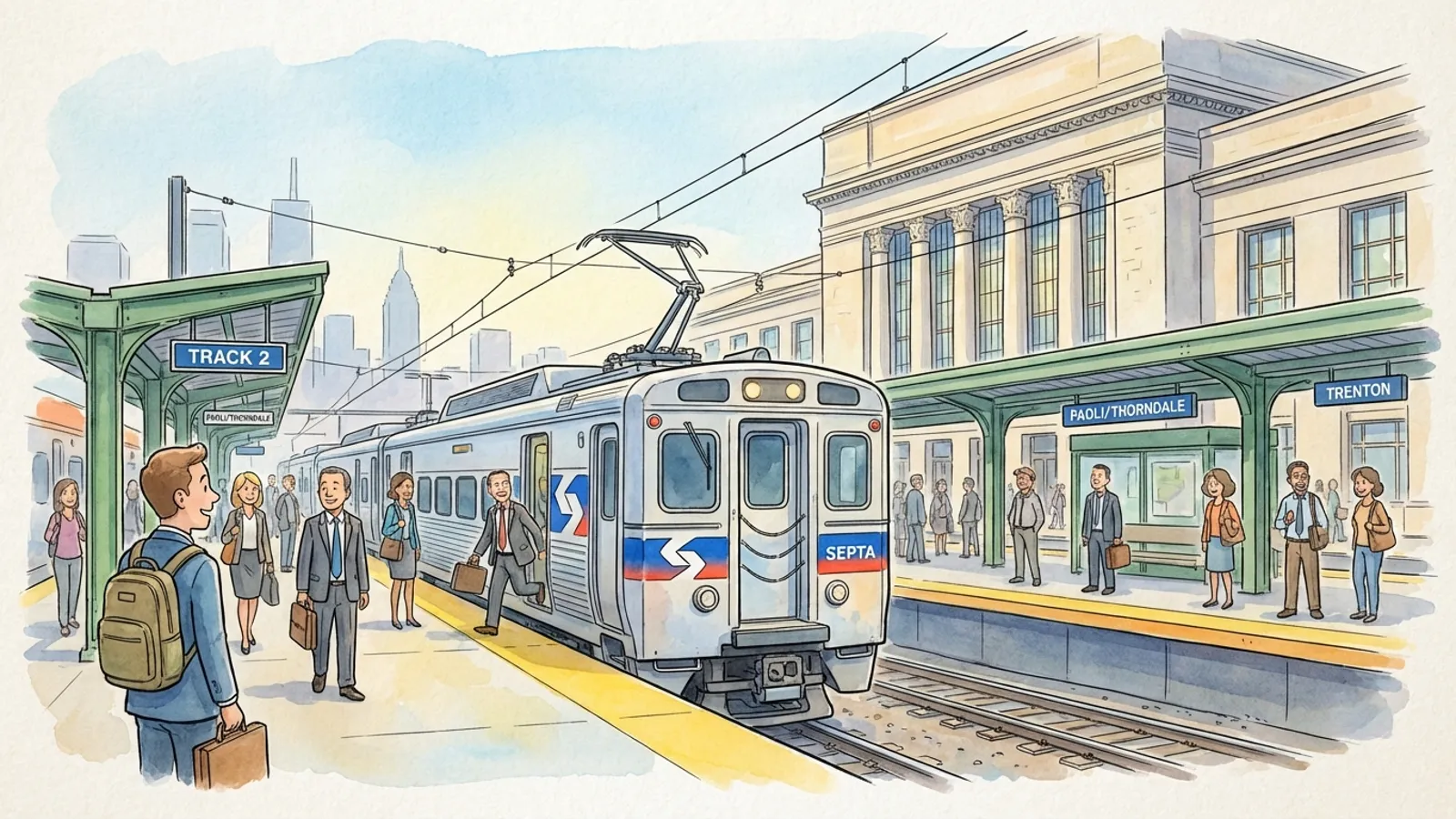 Philadelphia SEPTA Safeguards Evening Commute