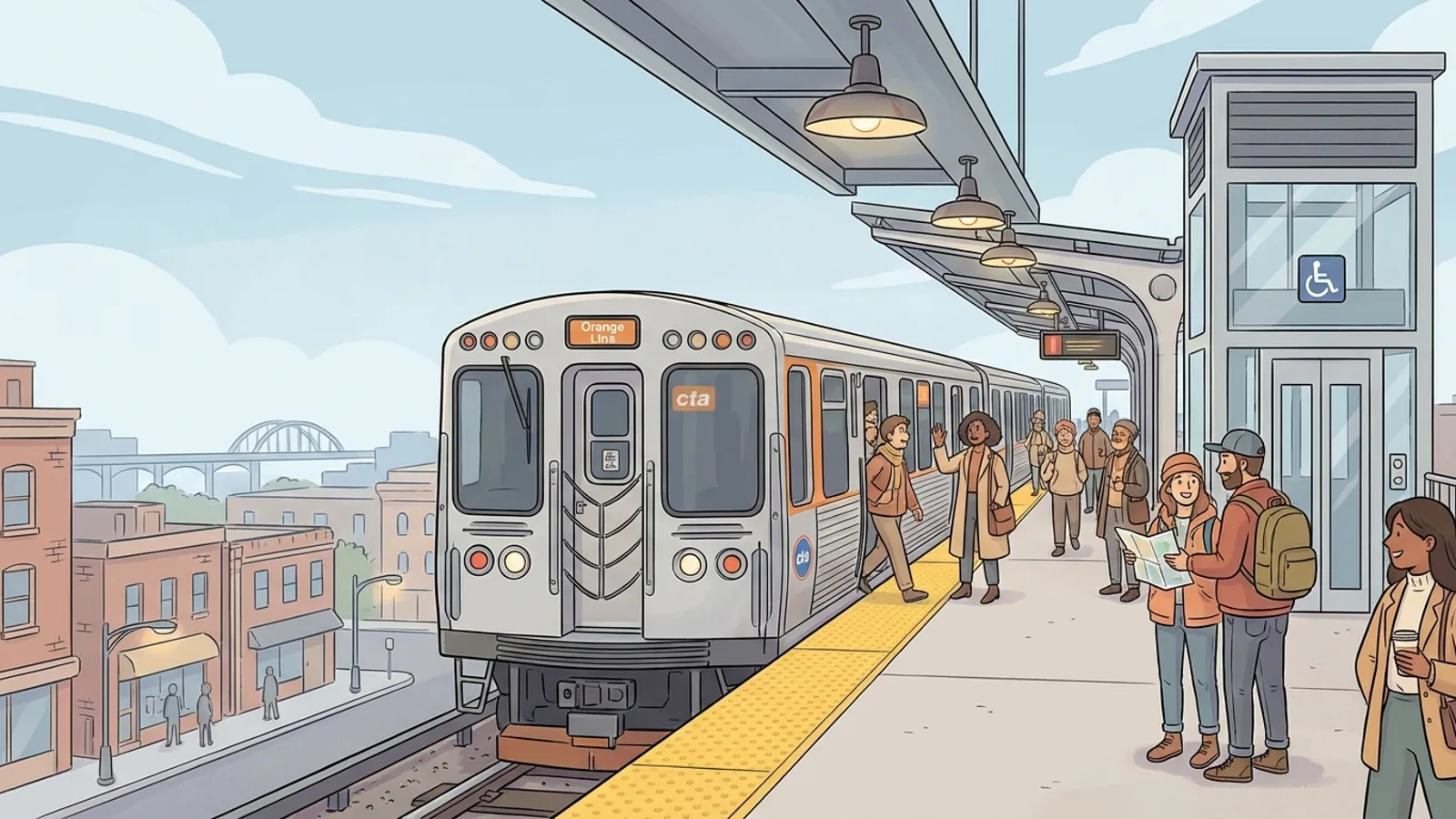 CTA Mobilizes Elevator Repair at Halsted Station