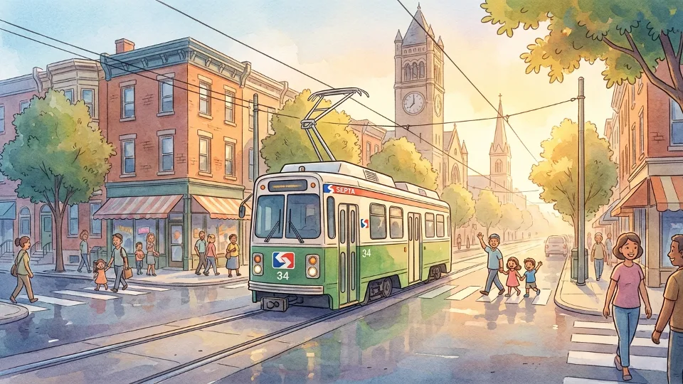 Philadelphia Trolleys Restore Service After Crash