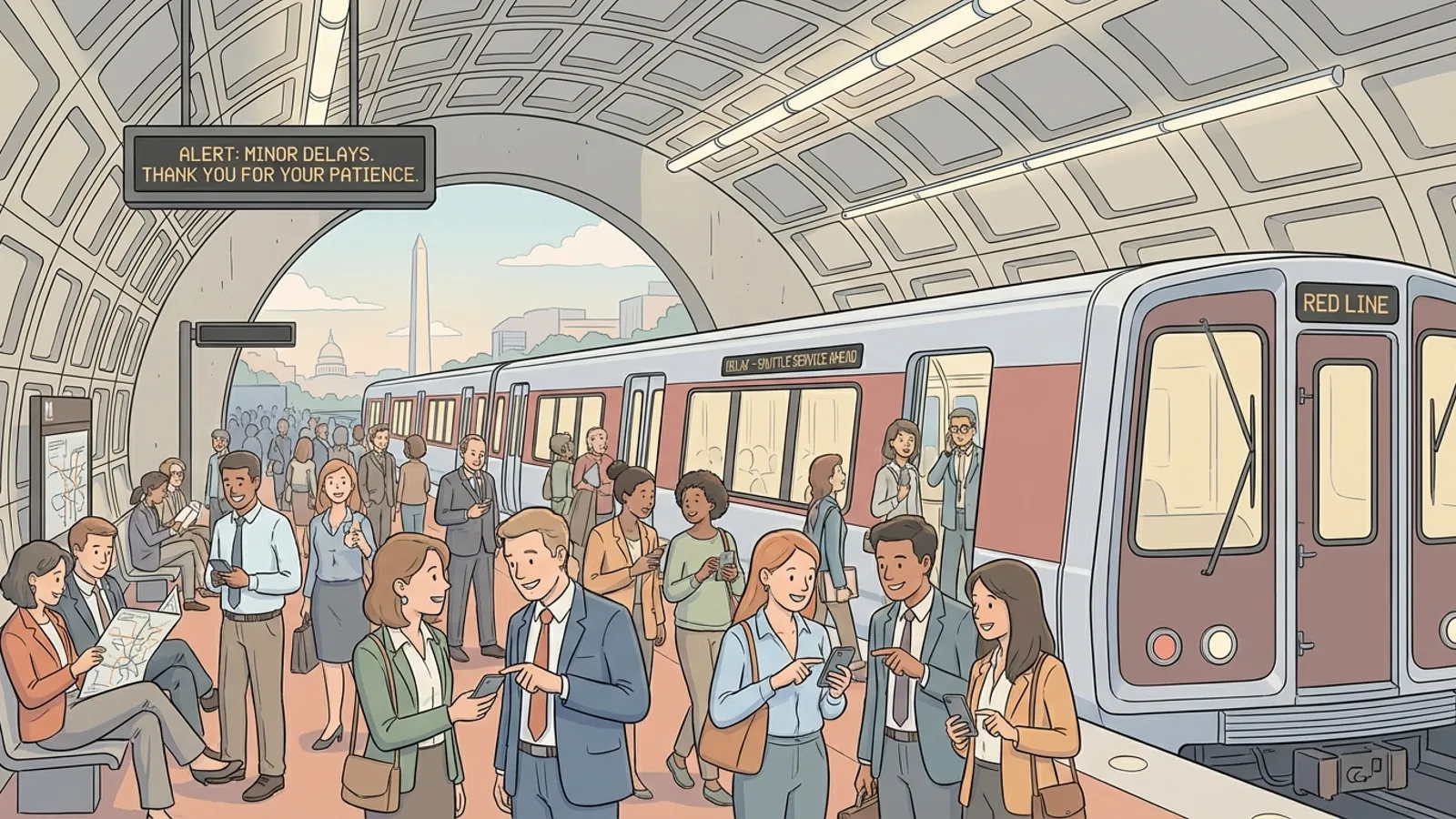 DC Metro Mobilizes Crews to Restore Downtown Service