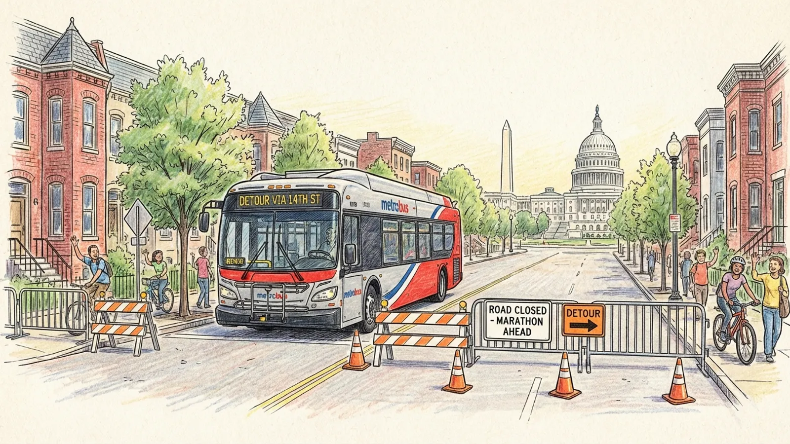 DC Metro Safeguards C77 Service During Marathon Prep