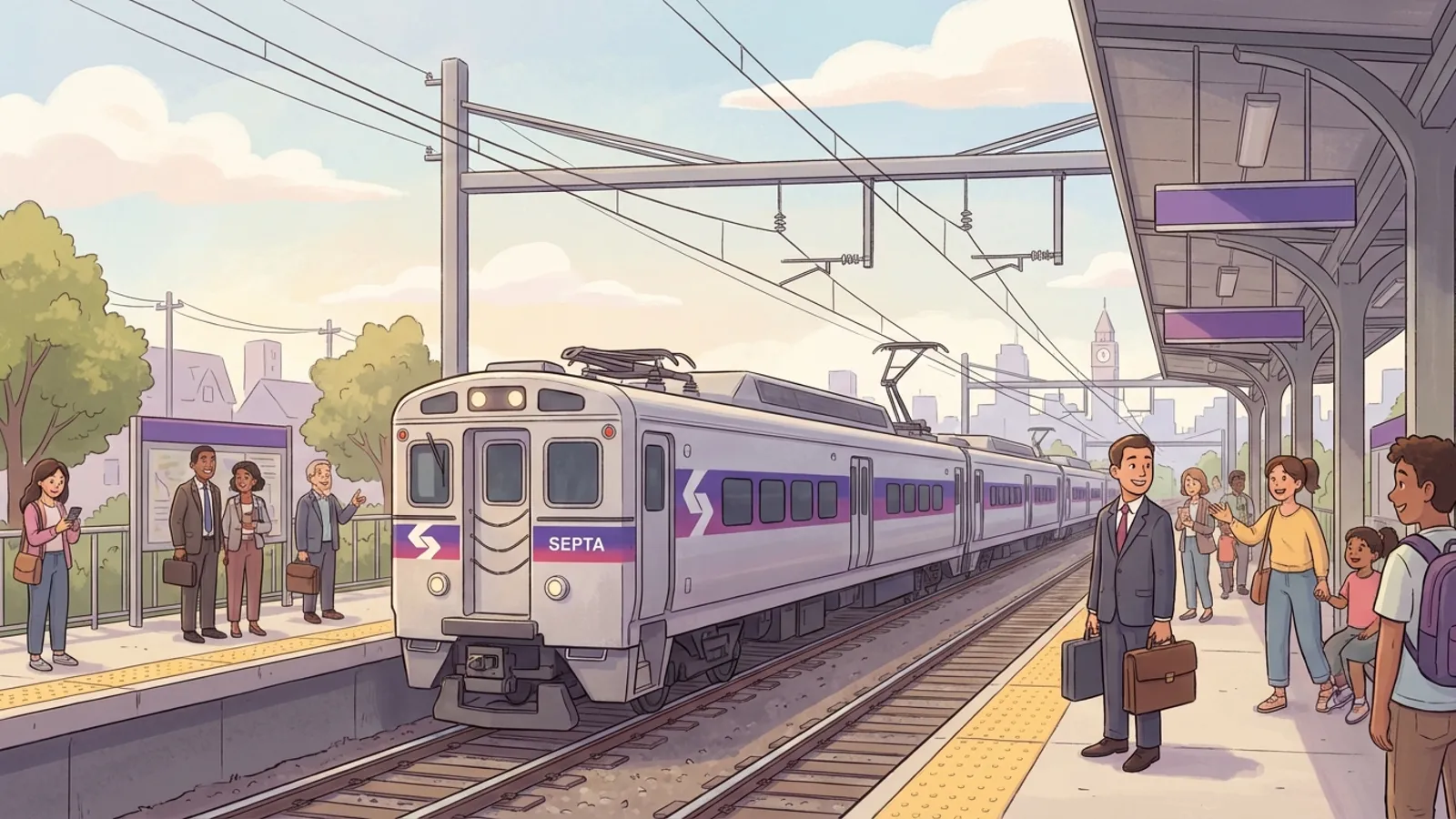 Philadelphia SEPTA Safeguards Paoli Line Service