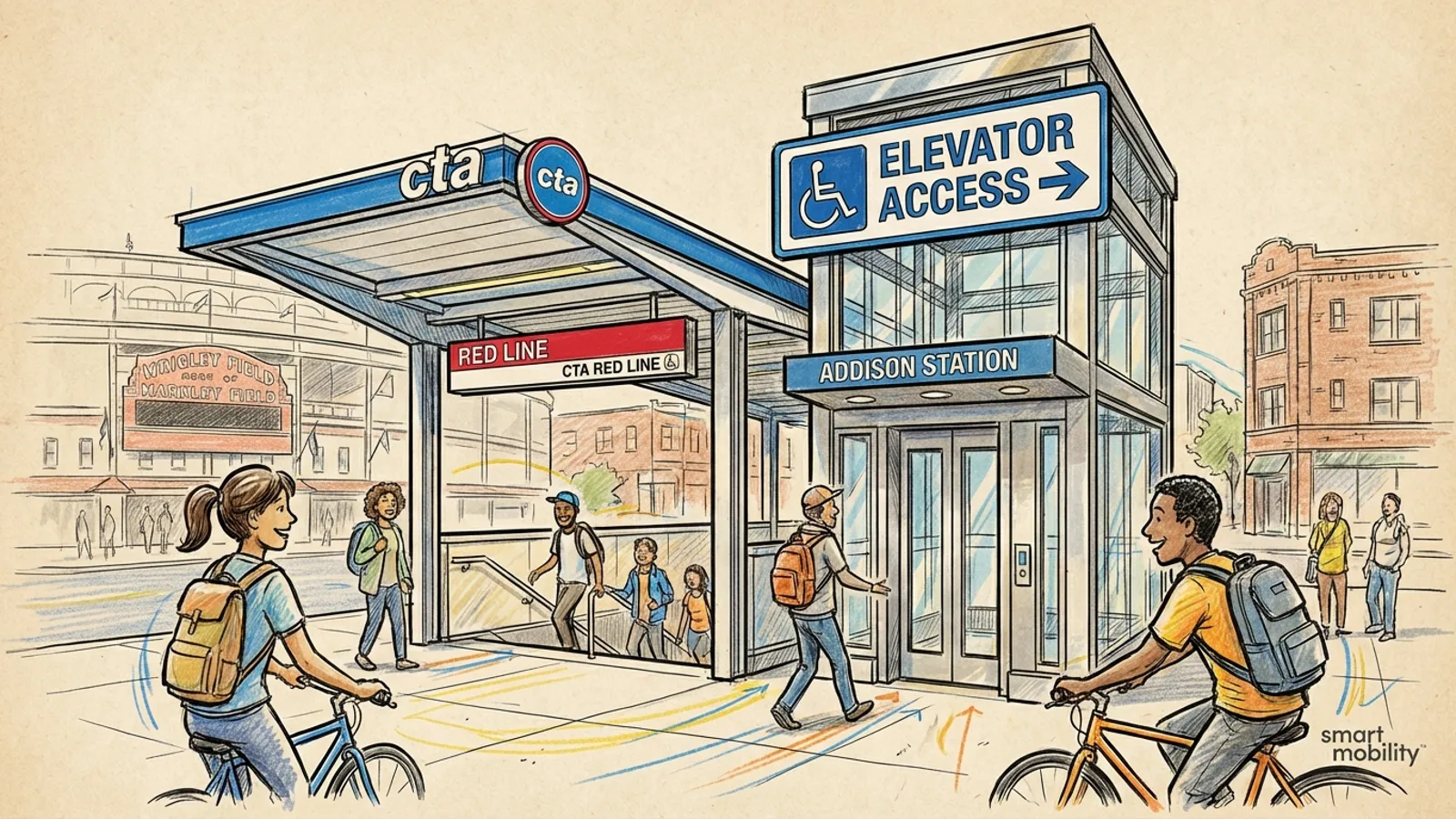 Chicago CTA Mobilizes Addison Elevator Repairs