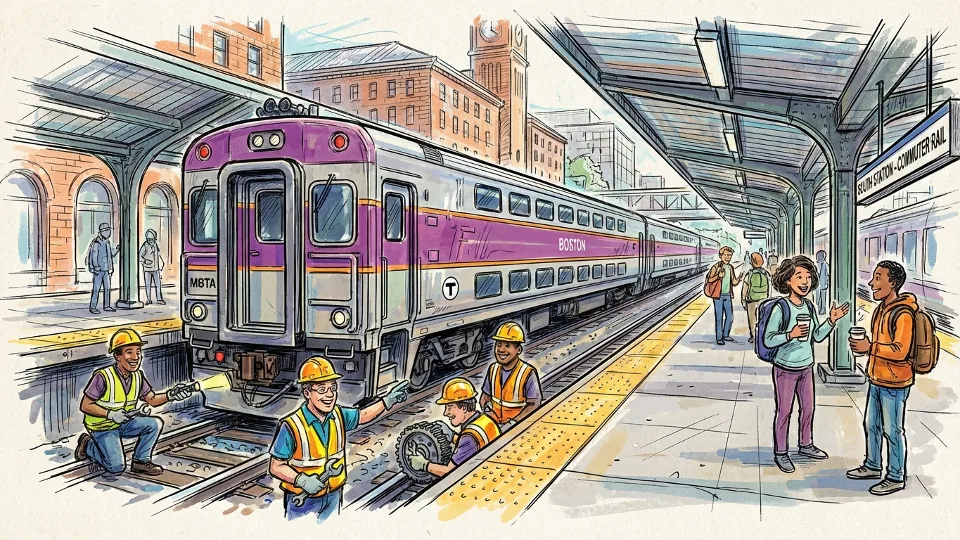 Boston Transit Mobilizes Repairs After Train Delay