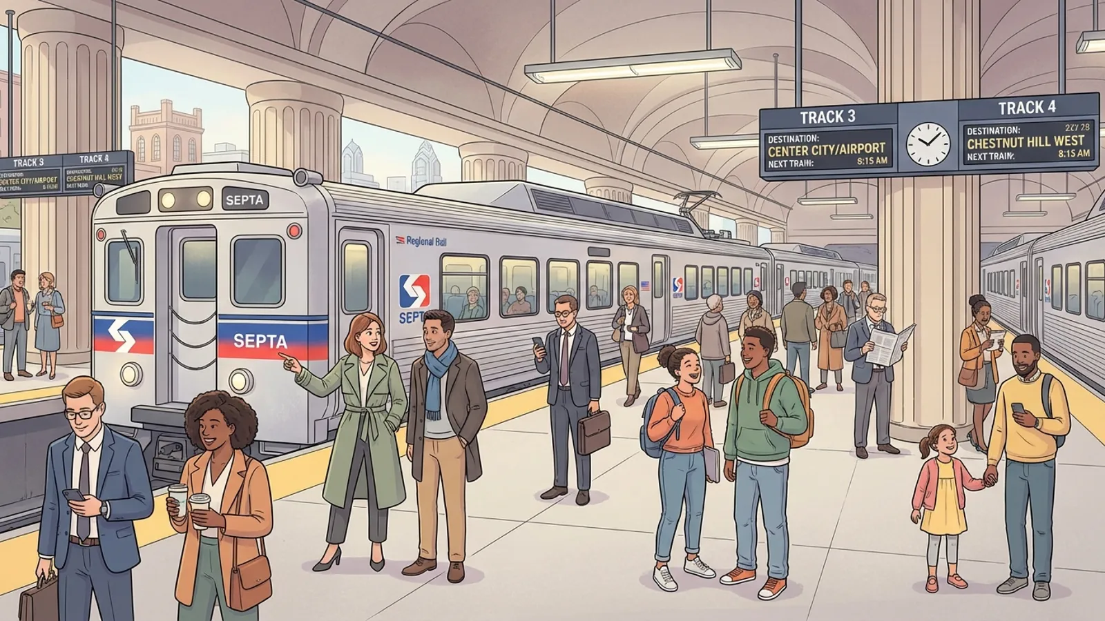 Philadelphia Rail Safeguards Rush Service Continuity