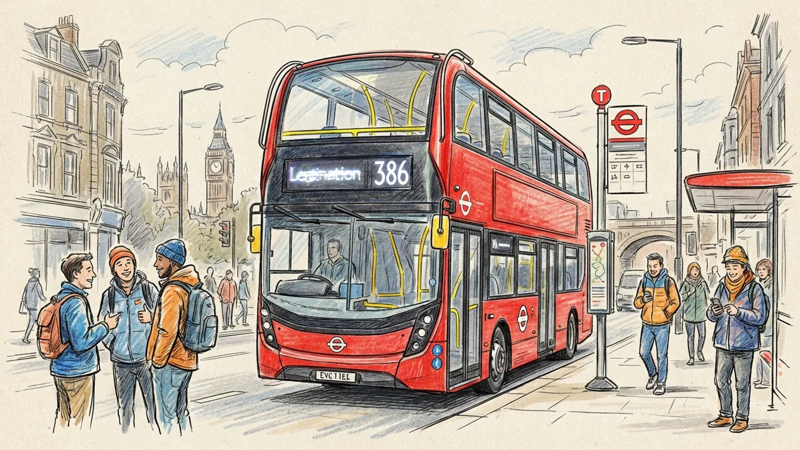 TfL Safeguards Route 386 Service Amid Diversion