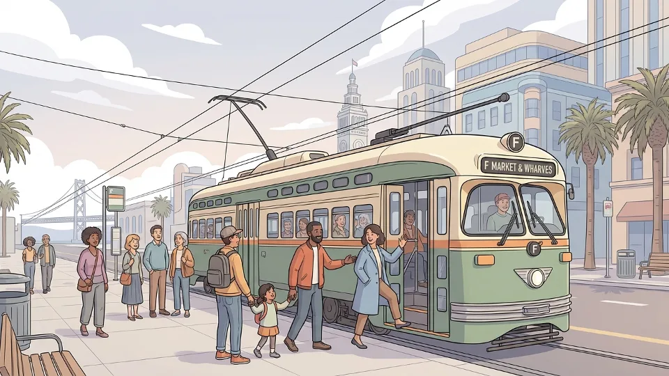 SF Transit Restores Market Street Service