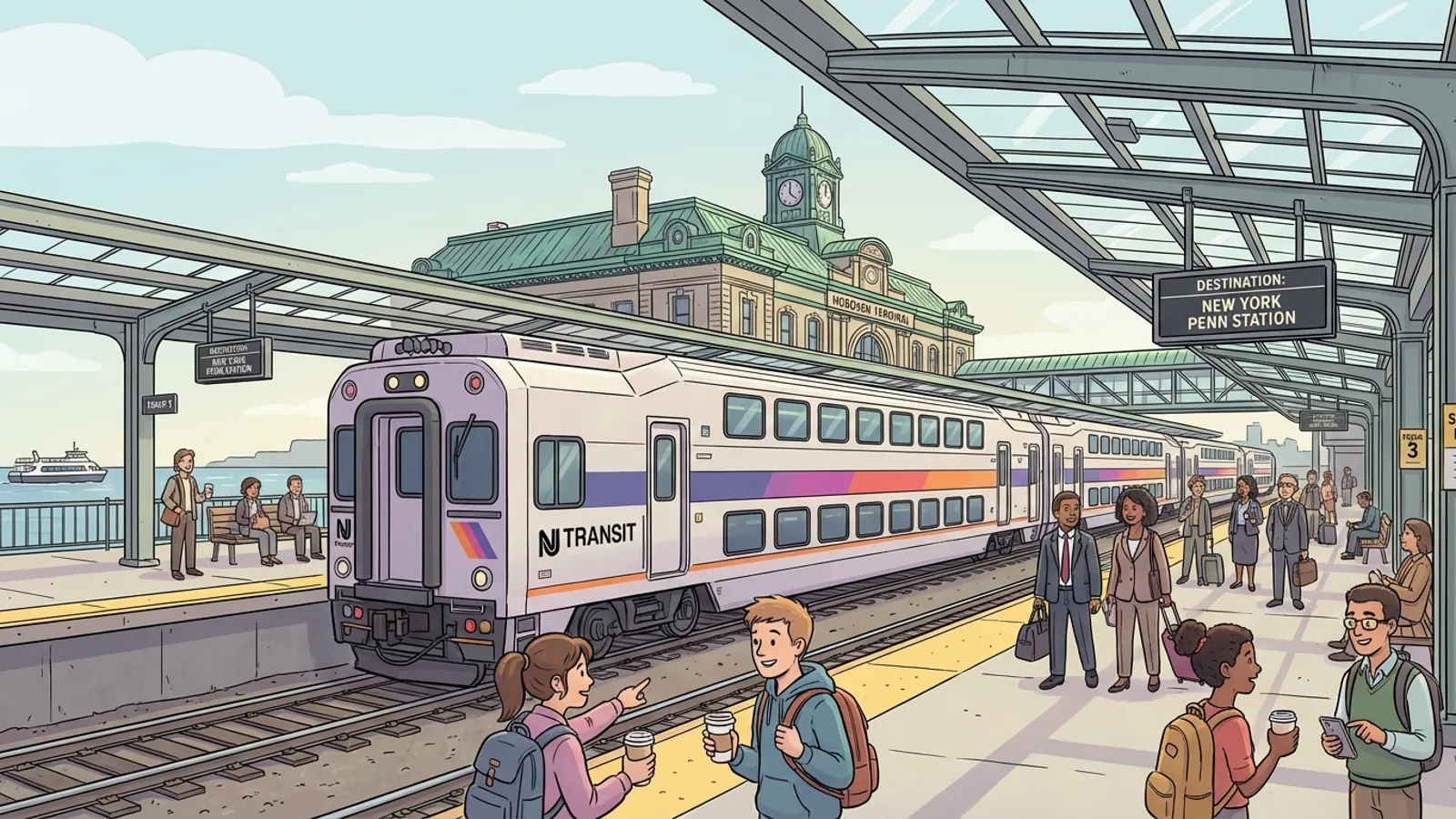 NJ Transit Mobilizes Ferry Service Amid Rail Disruption