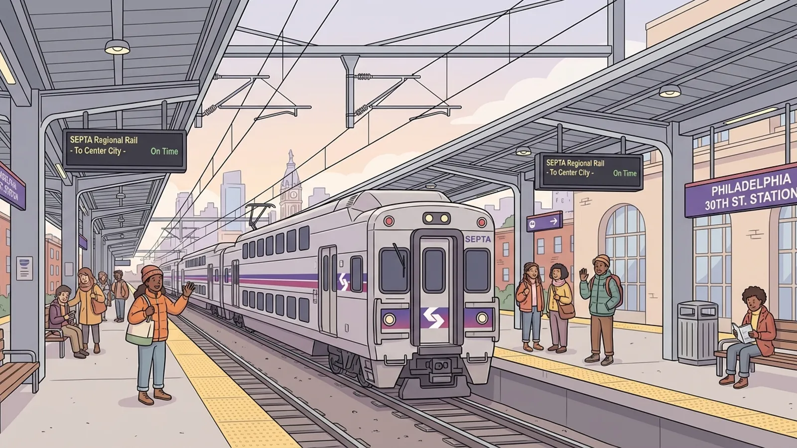 Philadelphia Rail Safeguards Weekend Service Flow