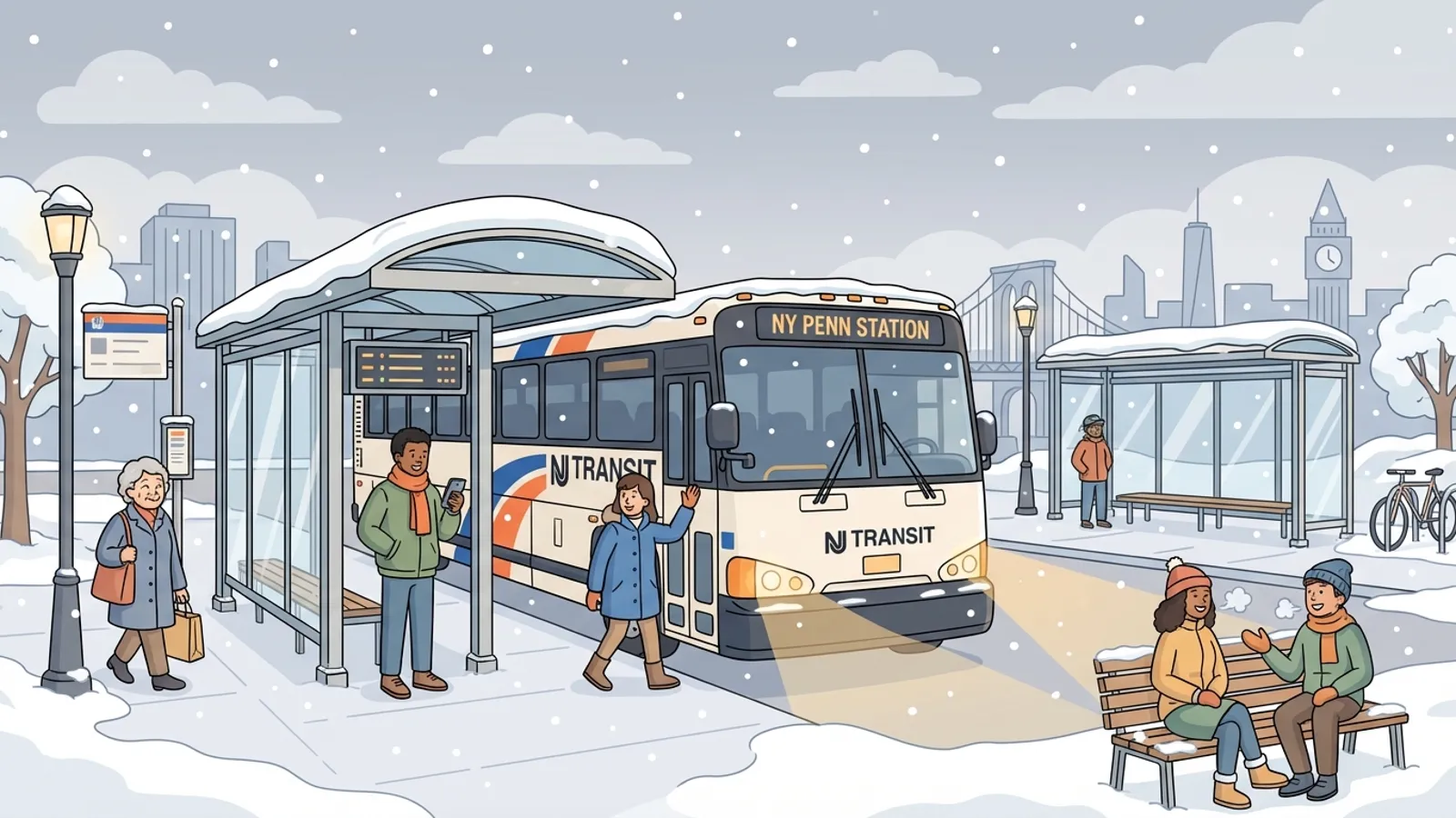 NJ TRANSIT Safeguards Riders Ahead of Winter Storm